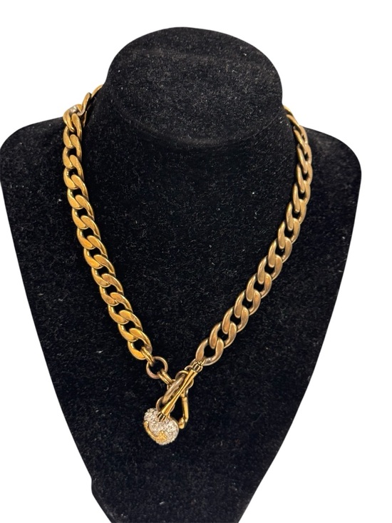 Juicy Couture Jewelry - Juicy Couture Y2K Vintage Gold Necklace ~ RARE